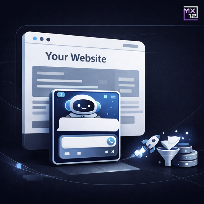 Website widget banner